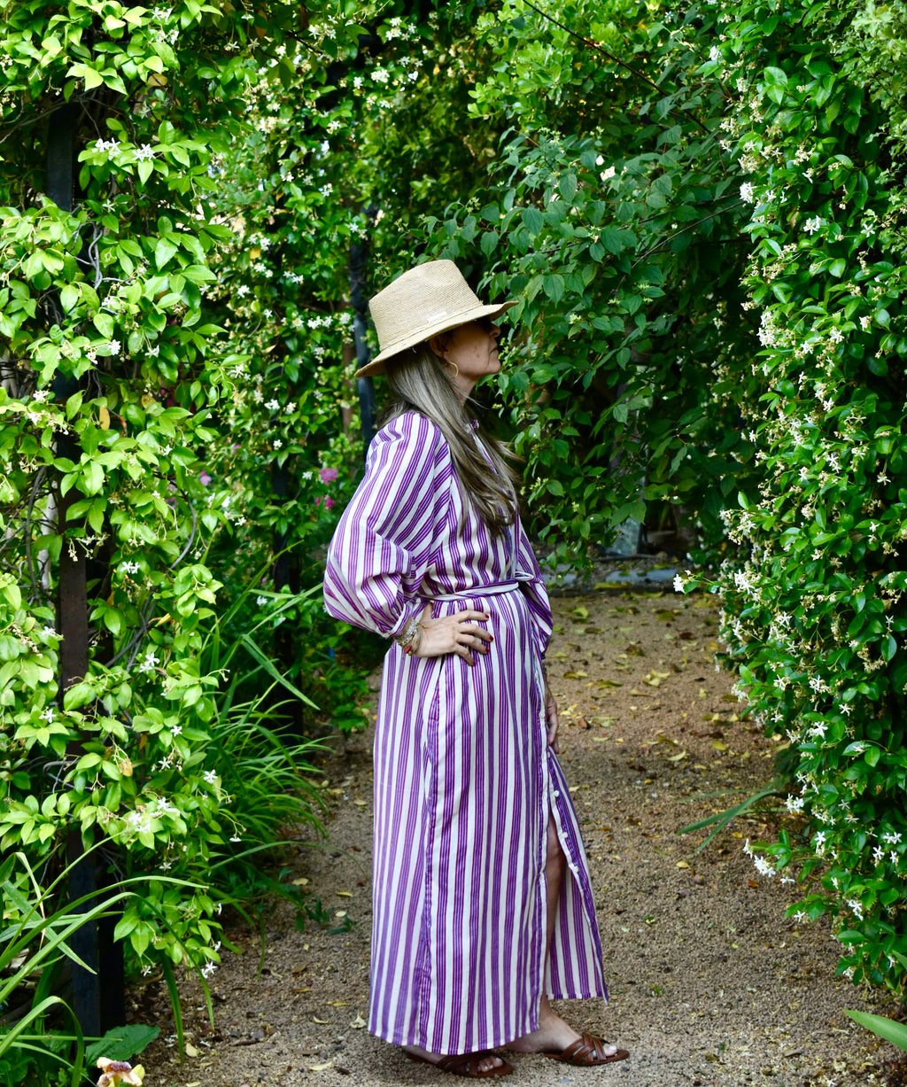 Túnica Antibes Rayas fucsia