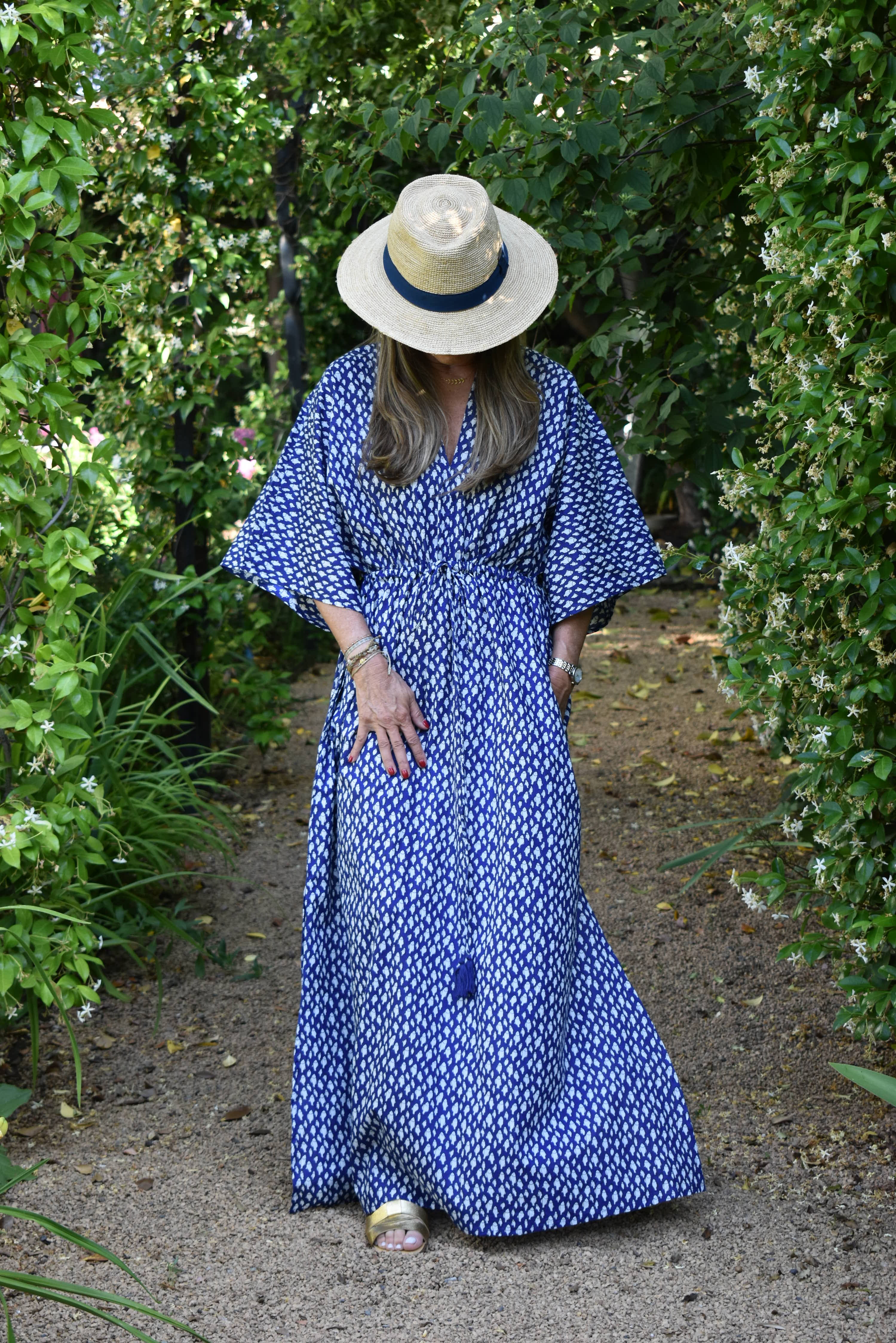 Kaftan Agay Peces azules