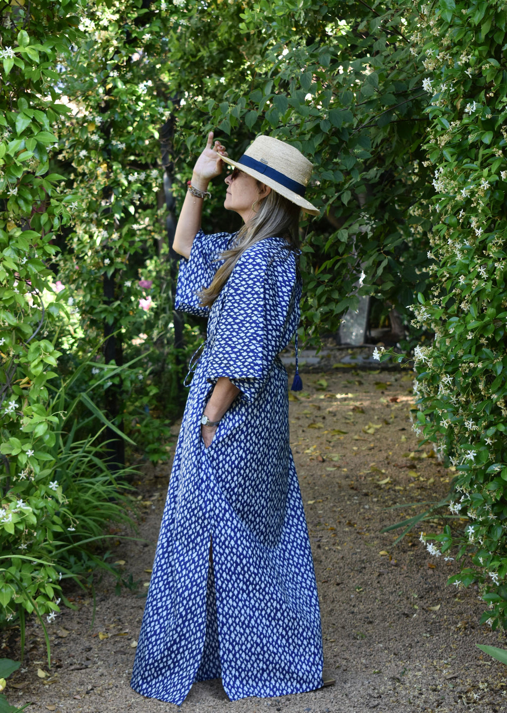 Kaftan Agay Peces azules