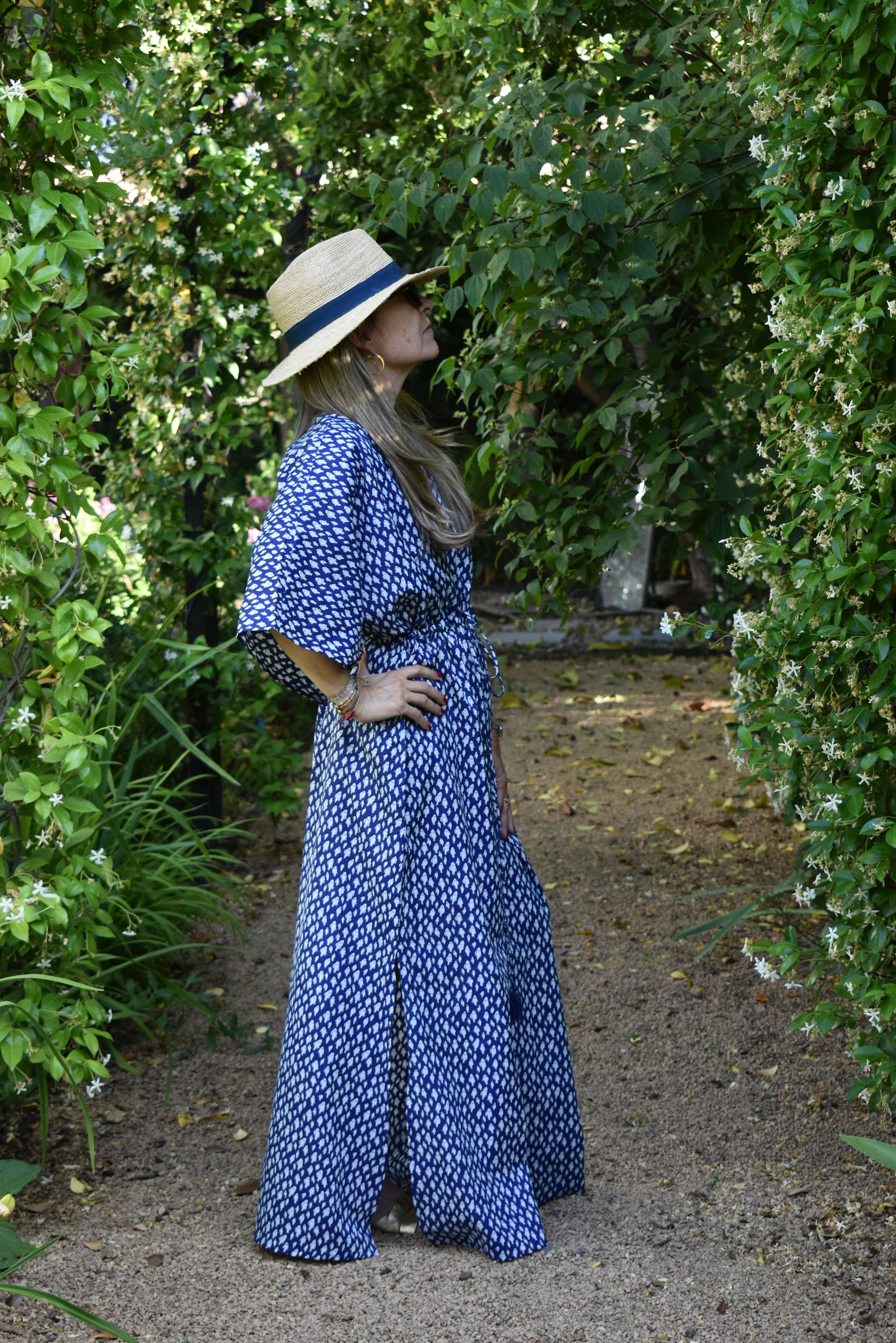 Kaftan Agay Peces azules