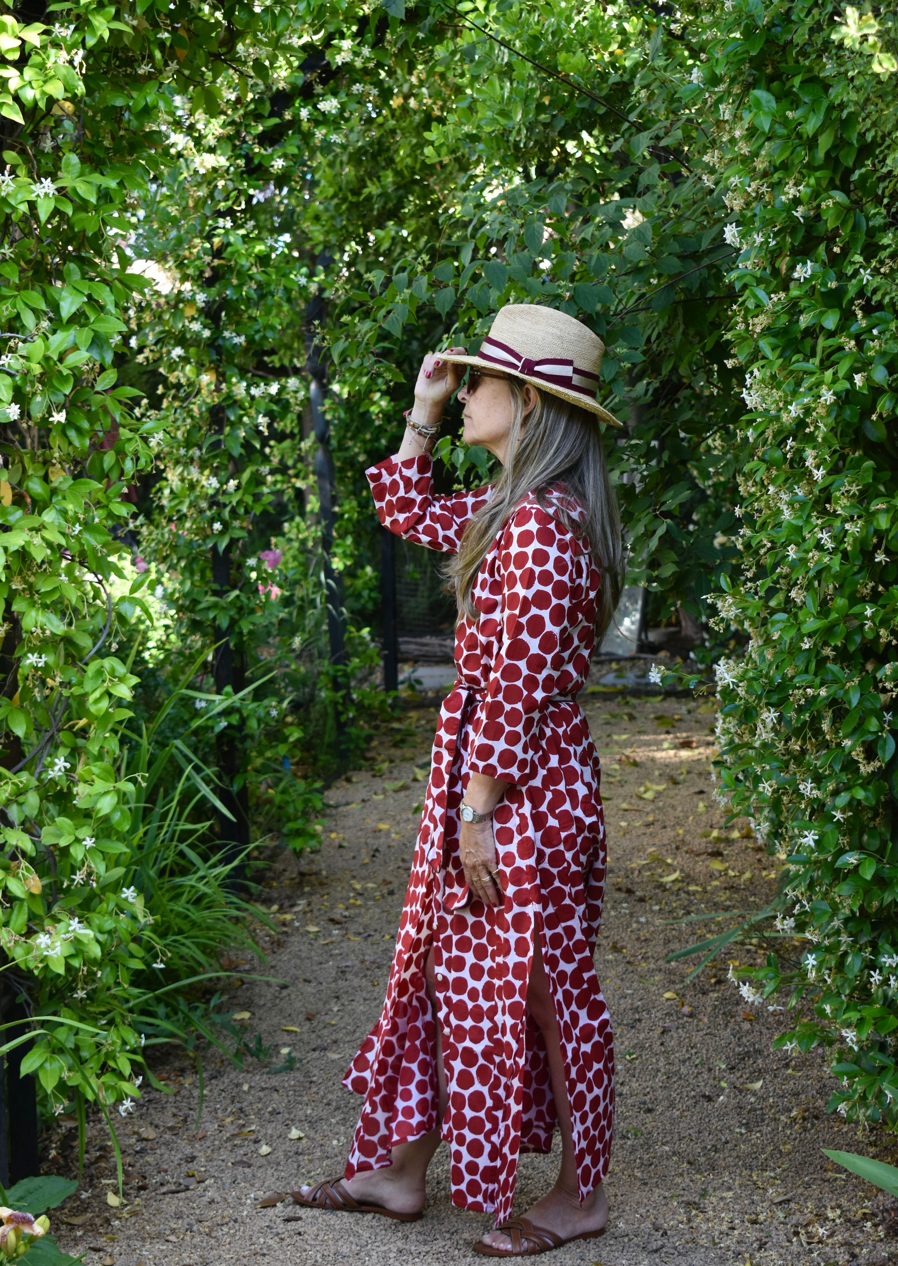 Túnica Brise Lunares rojos