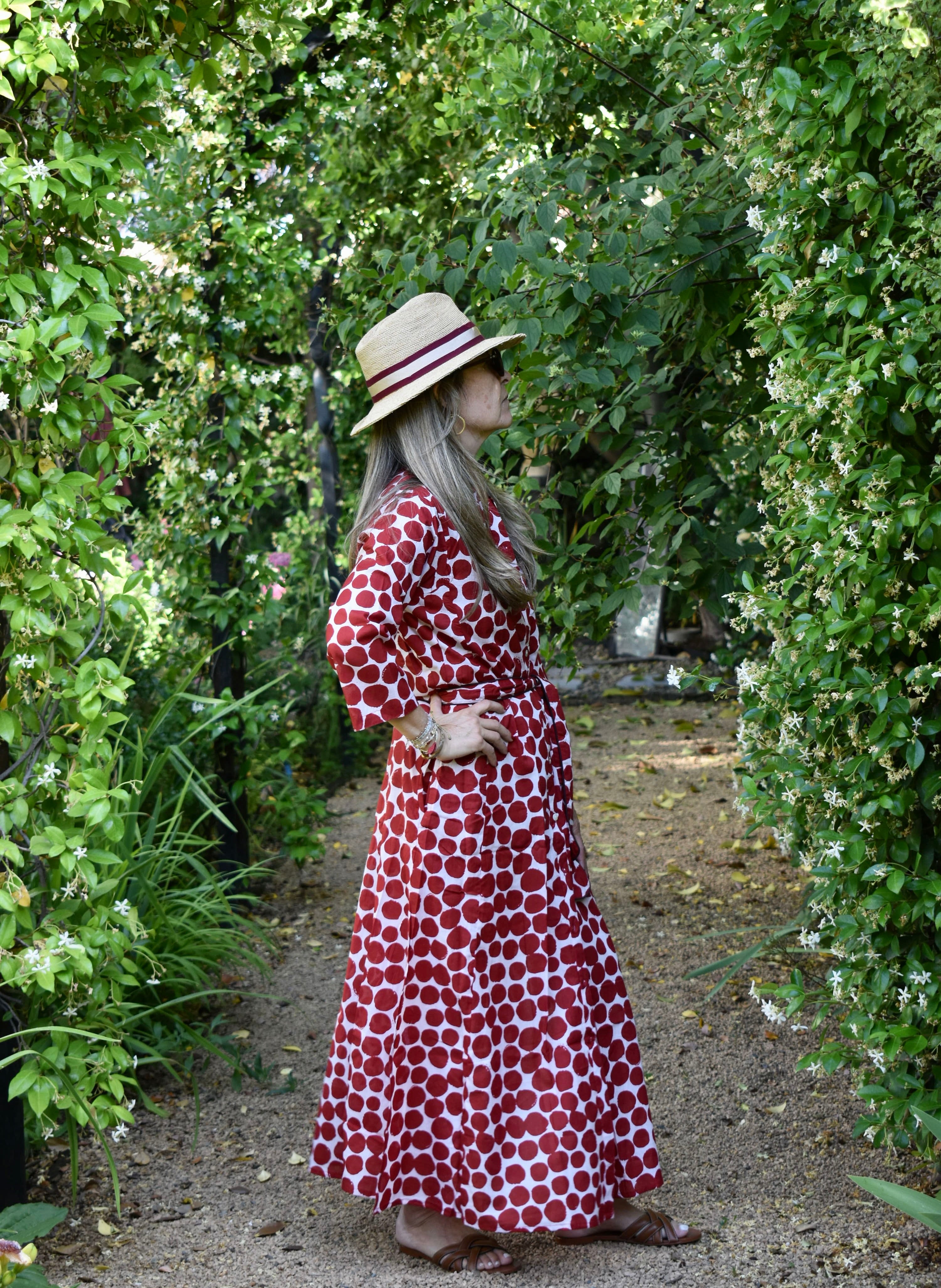 Túnica Brise Lunares rojos