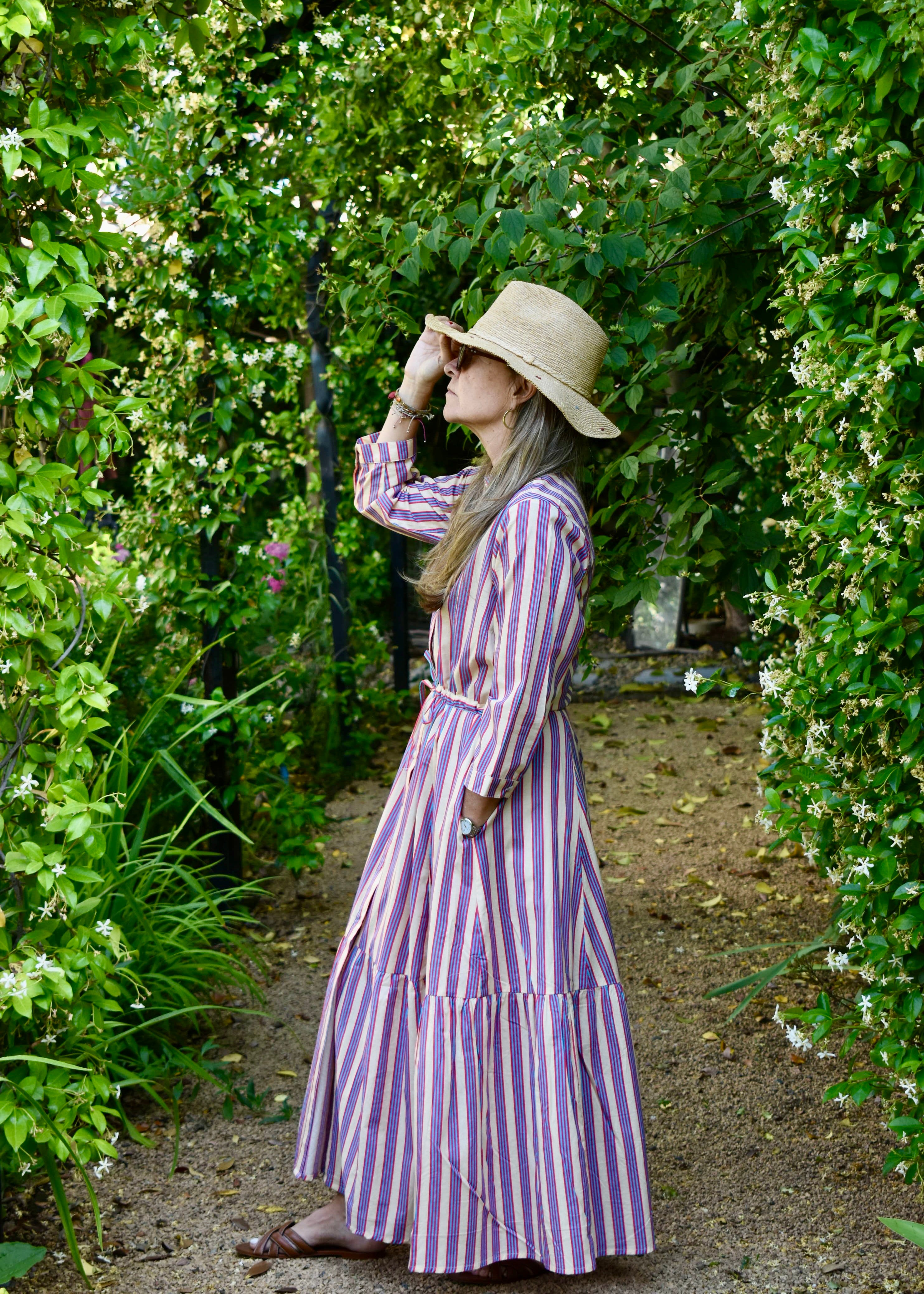 Vestido Grasse Rayas