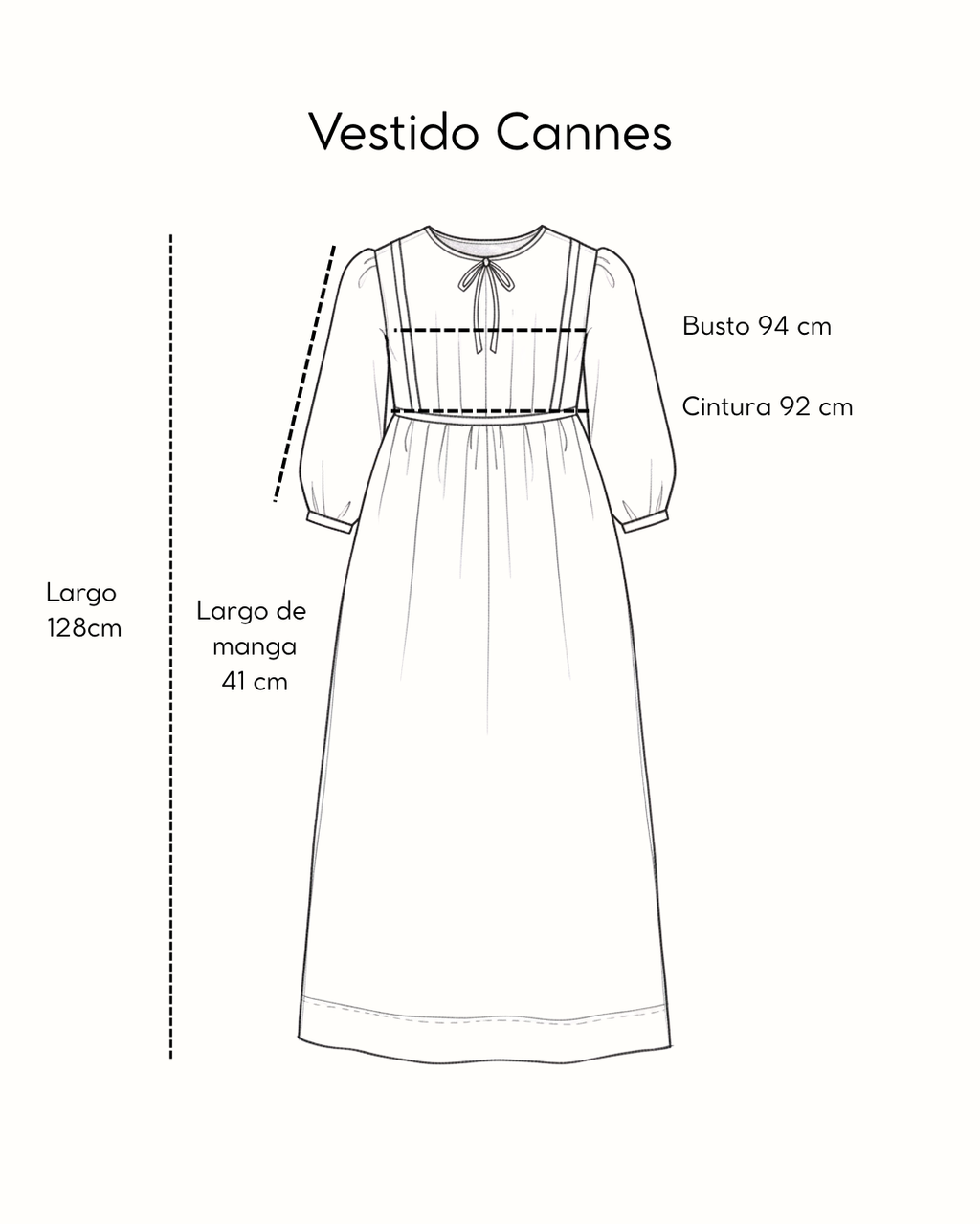 Vestido Bolero Cannes Blanco/flores azules