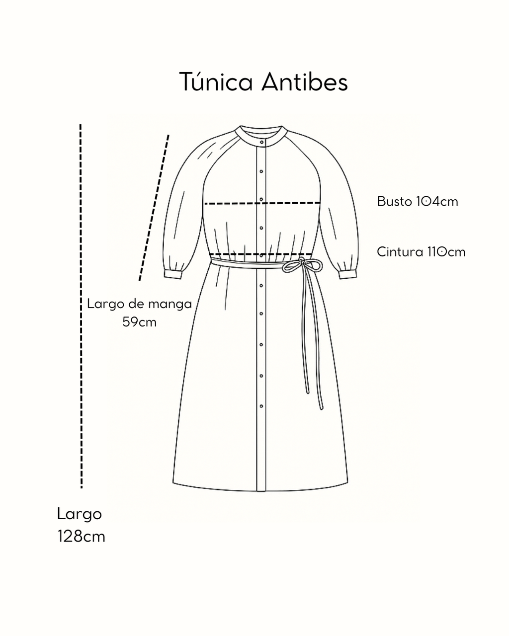 Túnica Antibes Rayas Azules